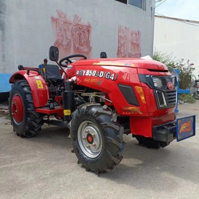 常力504四輪拖拉機配套1.6米旋耕犁地機矮架大棚王804四驅耕地機